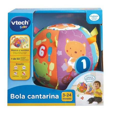 Pelota Musical Bebé Vtech Interactiva con Sonidos y Melodías