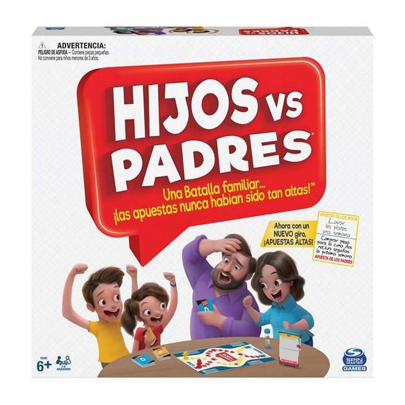 Juegos Mesa Niños Spin Master Hijos vs Padres - Desafío Familiar - Compra online en MegaJuguetes