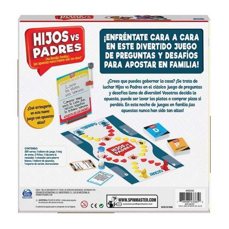 Juegos Mesa Niños Spin Master Hijos vs Padres - Desafío Familiar