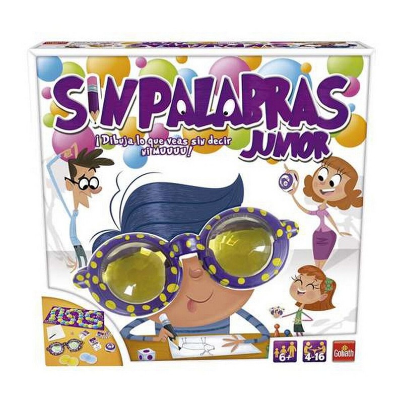Juegos habilidad niños: Sin Palabras Junior Goliath 66 Piezas - Compra online en MegaJuguetes