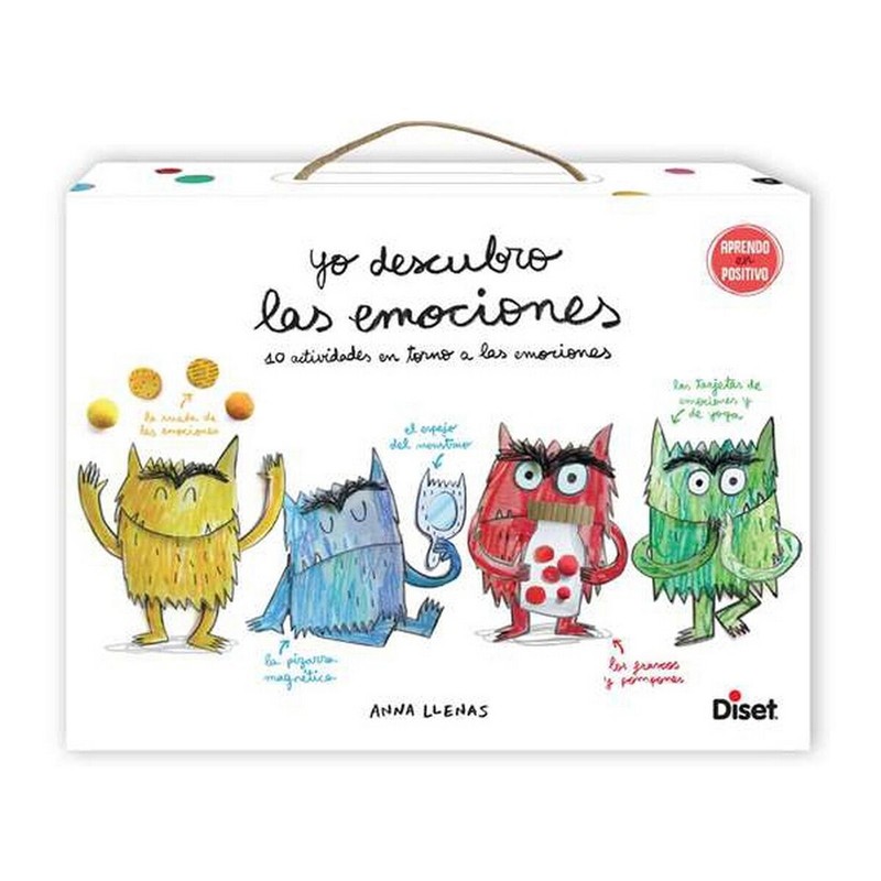 Juguetes Educativos Niños Diset Yo Descubro las Emociones 168 Piezas
