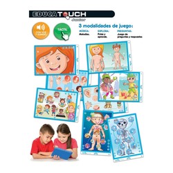 Juguetes Electrónicos Niños Educa Touch Junior: El Cuerpo Humano - Compra online en MegaJuguetes 2