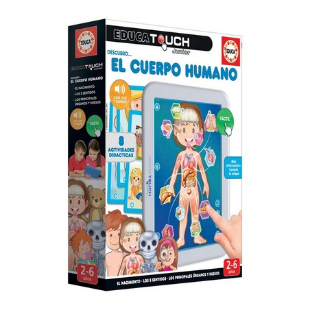 Juguetes Electrónicos Niños Educa Touch Junior: El Cuerpo Humano