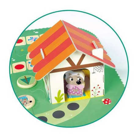 Juegos Mesa Niños Goula Caperucita Roja | Juego Educativo 9 Piezas