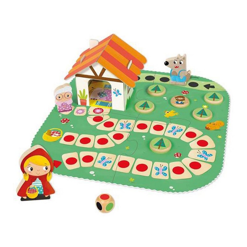 Juegos Mesa Niños Goula Caperucita Roja | Juego Educativo 9 Piezas