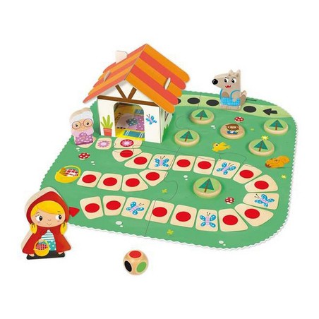 Juegos Mesa Niños Goula Caperucita Roja | Juego Educativo 9 Piezas