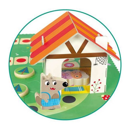 Juegos Mesa Niños Goula Caperucita Roja | Juego Educativo 9 Piezas