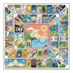 Juegos Mesa Niños: Tablero Parchís y Oca Cayro 40x40 cm - Compra online en MegaJuguetes 2