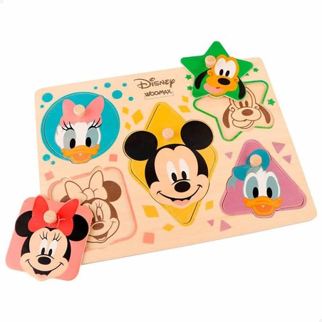 Puzzle Infantil Disney Encajable 6 Piezas - Compra online en MegaJuguetes