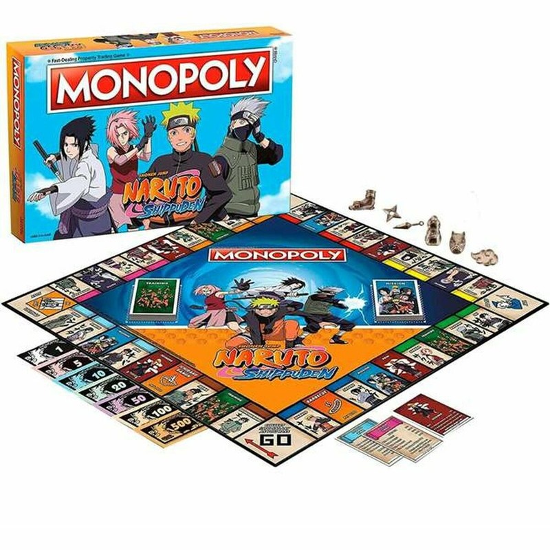 Juegos Mesa Niños: Monopoly Naruto Shippuden Eleven Force - Compra online en MegaJuguetes