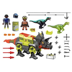 Figuras Acción Niños: Playset Playmobil Robo-Dino Combat Machine - Compra online en MegaJuguetes 2