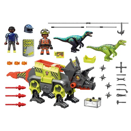 Figuras Acción Niños: Playset Playmobil Robo-Dino Combat Machine