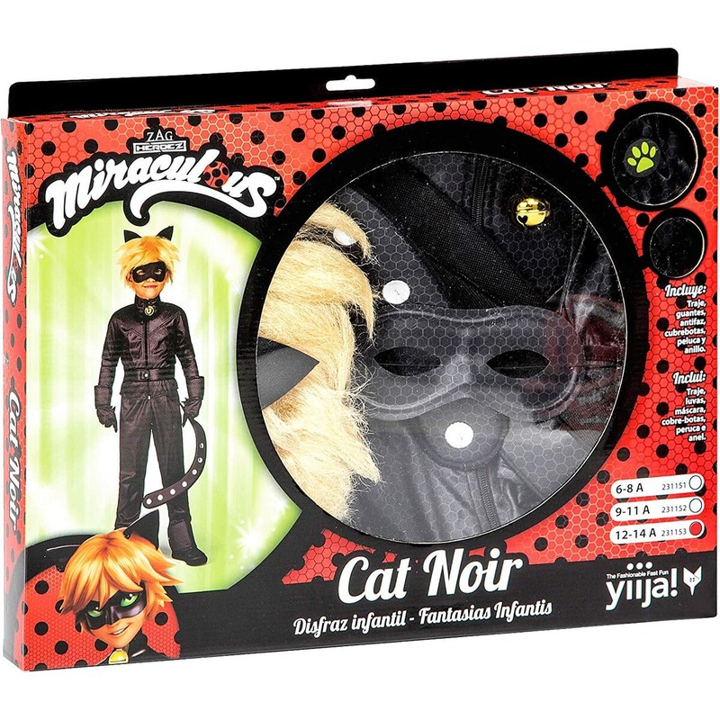 Disfraz Niños Cat Noir 4-5 Años