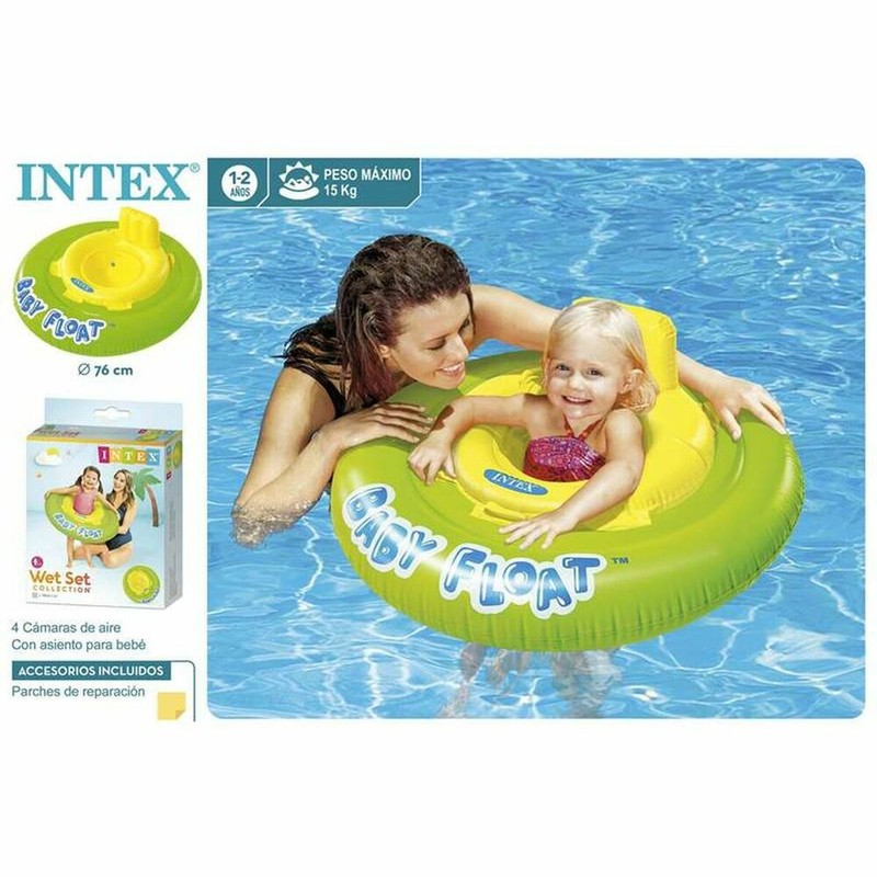 Juguetes Exterior Niños: Flotador Hinchable Intex 76 cm Naranja - Compra online en MegaJuguetes
