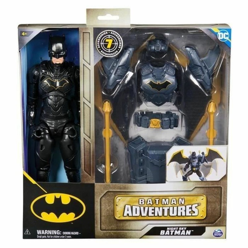 Juguete articulado Batman de 30cm con 7 accesorios para niños