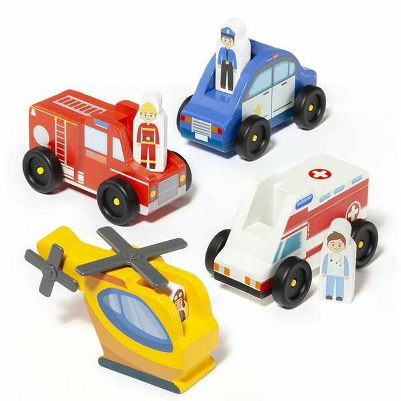 Coches Juguete Niños Moltó - Set Mini Camiones de Madera y Plástico - Compra online en MegaJuguetes
