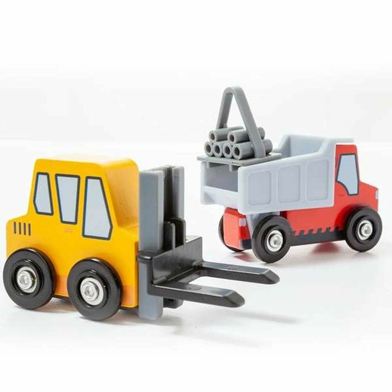 Coches Juguete Niños Moltó: Set Mini Camiones de Construcción