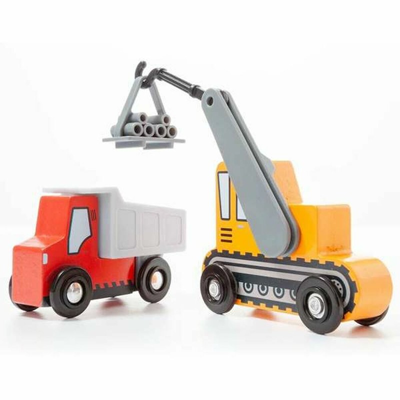 Coches Juguete Niños Moltó: Set Mini Camiones de Construcción