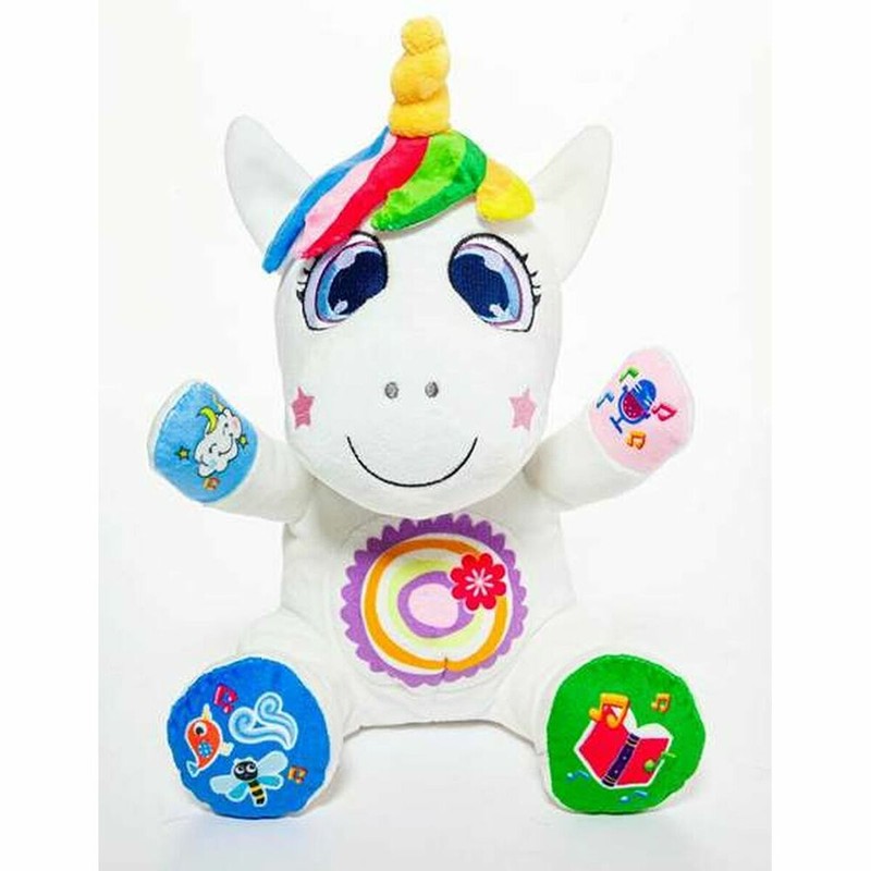 Peluches Niños Moltó Unicornio Interactivo Luz y Sonido - Compra online en MegaJuguetes