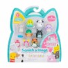 Juguetes construcción niños Playset Jazwares Squish, figuras coleccionables pack 8