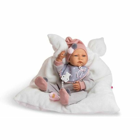 Muñecas Niñas Berjuan New Born Gris 45 cm - Compra online en MegaJuguetes