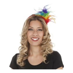Disfraces Niños: Diadema Plumas Arcoíris My Other Me - Compra online en MegaJuguetes
