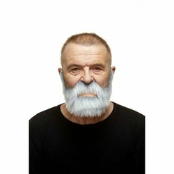 Barba Postiza My Other Me Gris - Accesorio Disfraz Adulto - Compra online en MegaJuguetes