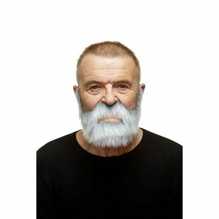Barba Postiza My Other Me Gris - Accesorio Disfraz Adulto - Compra online en MegaJuguetes