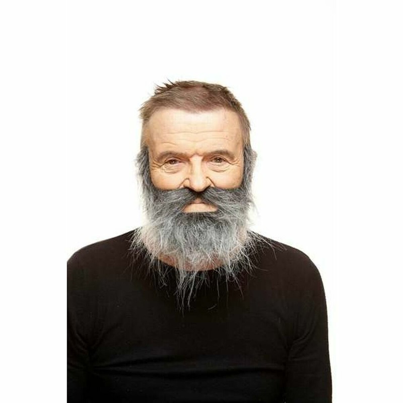 Barba Postiza My Other Me Gris - Accesorio Disfraz Adulto - Compra online en MegaJuguetes