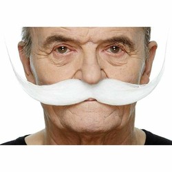 Bigote Blanco Disfraz My Other Me para Adultos - Compra online en MegaJuguetes