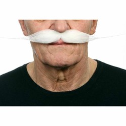 Bigote Blanco Adulto My Other Me - Accesorio Fiesta - Compra online en MegaJuguetes