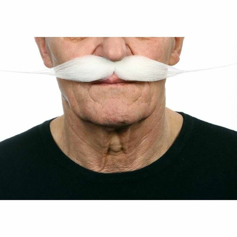 Bigote Blanco Adulto My Other Me - Accesorio Fiesta - Compra online en MegaJuguetes
