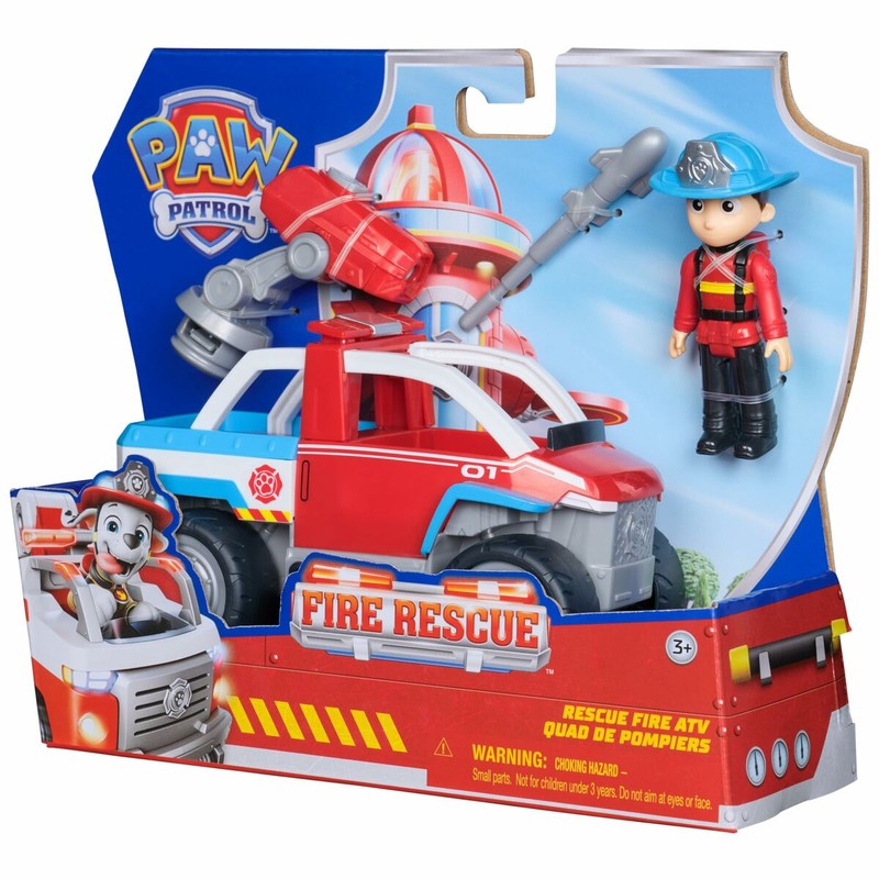 Figura acción Paw Patrol Ryder en su quad