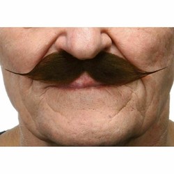 Bigote Disfraz My Other Me Marrón Autoadhesivo - Compra online en MegaJuguetes