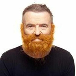 Disfraces Niños: Barba Postiza My Other Me Naranja - Compra online en MegaJuguetes