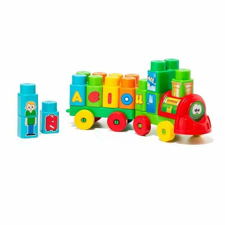 Juguetes Construcción Niños Moltó: Camión Aeiou Express con Bloques - Compra online en MegaJuguetes