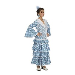 Disfraz Niños My Other Me Bailaora Flamenca Azul Guadalquivir - Compra online en MegaJuguetes