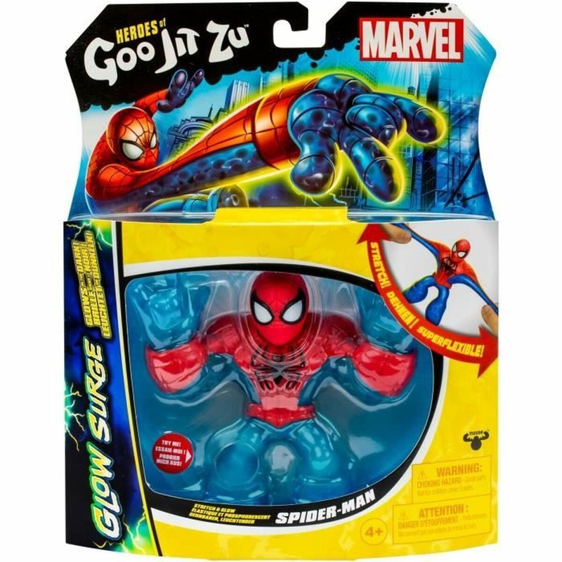 Figura de Acción Spiderman Glow Surge con luz, ideal para el juego imaginativo.