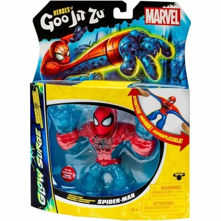 Detalle de Spiderman Glow Surge, perfecto para set construcción educativo.