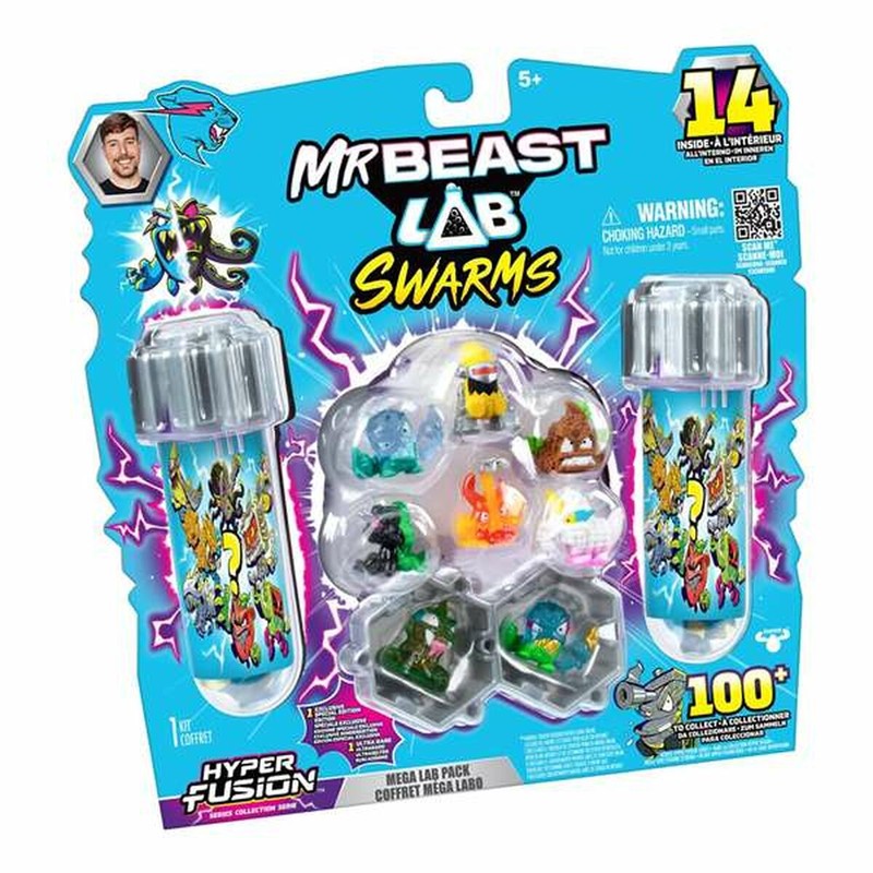 juguetes construcción niños MrBeast Lab S3 completo con figuras
