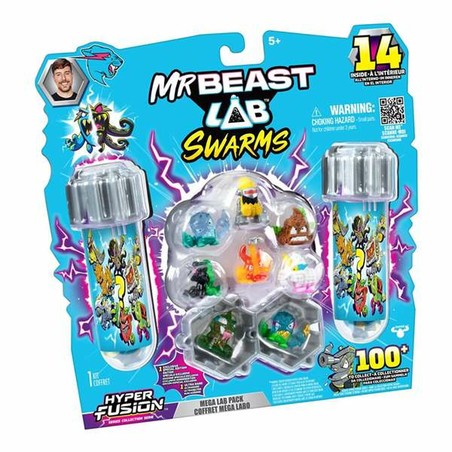 juguetes construcción niños MrBeast Lab S3 completo con figuras