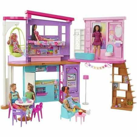 Muñecas Niñas: Casa de Barbie Malibu House 2022 de Mattel