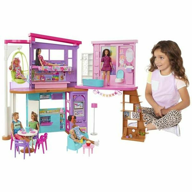Muñecas Niñas: Casa de Barbie Malibu House 2022 de Mattel