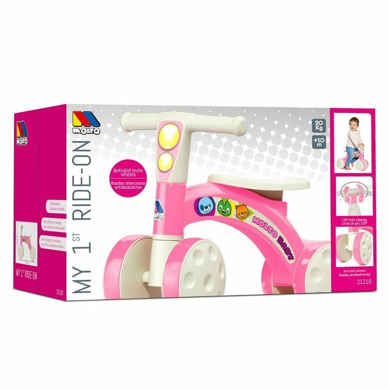 Juguetes Exterior Niños: Correpasillos Moltó 21210 Rosa