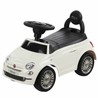 Juguetes Exterior Niños - Correpasillos Fiat 500 Blanco - Compra online en MegaJuguetes