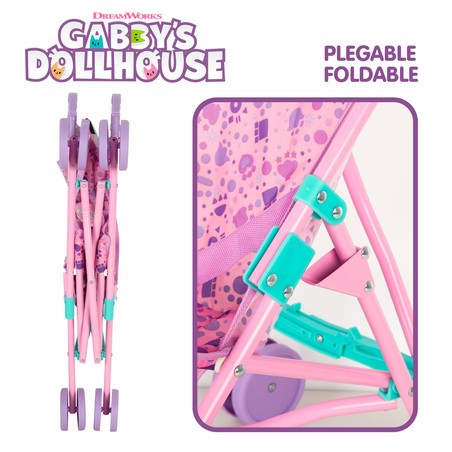 Carrito de muñecas resistente y seguro para peques de +24 meses