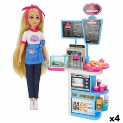 Muñeca Barista Dreameez Funville con set de cafetería completo