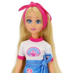 Muñeca Barista Dreameez Funville con set de cafetería completo 2