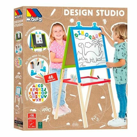 Manualidades Niños: Pizarra 2 en 1 Moltó 22273