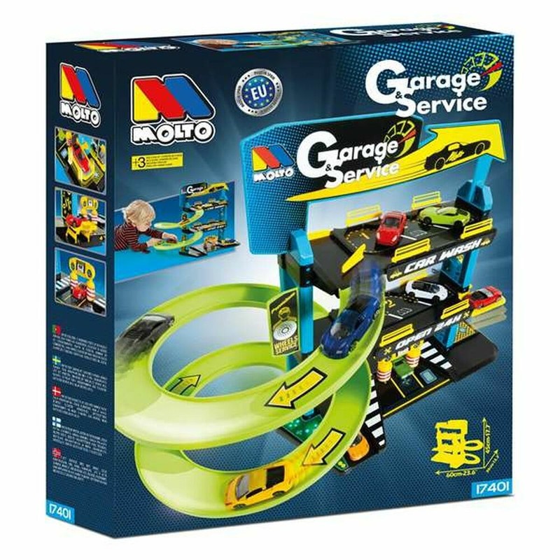 Figuras Acción Niños: Parking Moltó 17401 - Soporte 3 Pisos para Aventuras